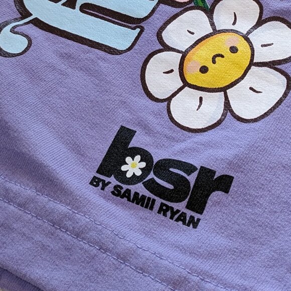 Lavender Soft Shorts with Fun Print- BSR by Samii Ryan - Picture 3 of 7